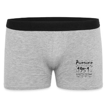 1951 - Born 1951 - Fantastic since 1951 - Men's Boxer Shorts - heather grey - Front