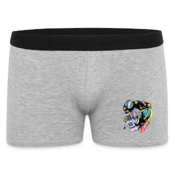 Astronaut in space - Men's Boxer Shorts - heather grey - Front