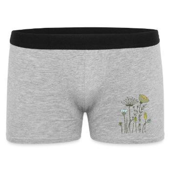dried flowers flower meadow - Men's Boxer Shorts - heather grey - Front