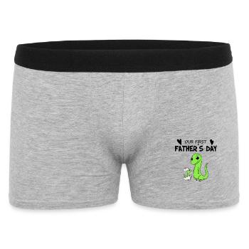 Fête des Pères - Premier cadeau de la fête des Pères - Boxer Homme - gris chiné - Devant