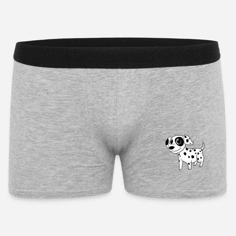 Dalmatiner Hunderasse Hund Hunde - Männer Boxer Shorts - Grau meliert