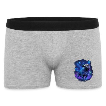 Mystical Pug Dog - Men's Boxer Shorts - heather grey - Front