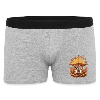 Écureuils mignons - Boxer Homme - gris chiné - Devant