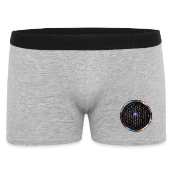 Flower of Life Cosmos Circle - Men's Boxer Shorts - heather grey - Front