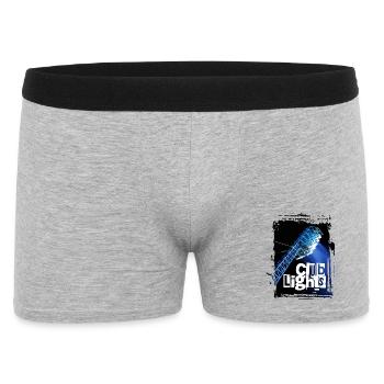 Club Lights Rostock - Men's Boxer Shorts - heather grey - Front