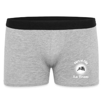Père et fille - Boxer Homme - gris chiné - Devant