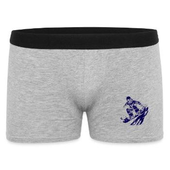 Snowboarder Sketch - Men's Boxer Shorts - heather grey - Front