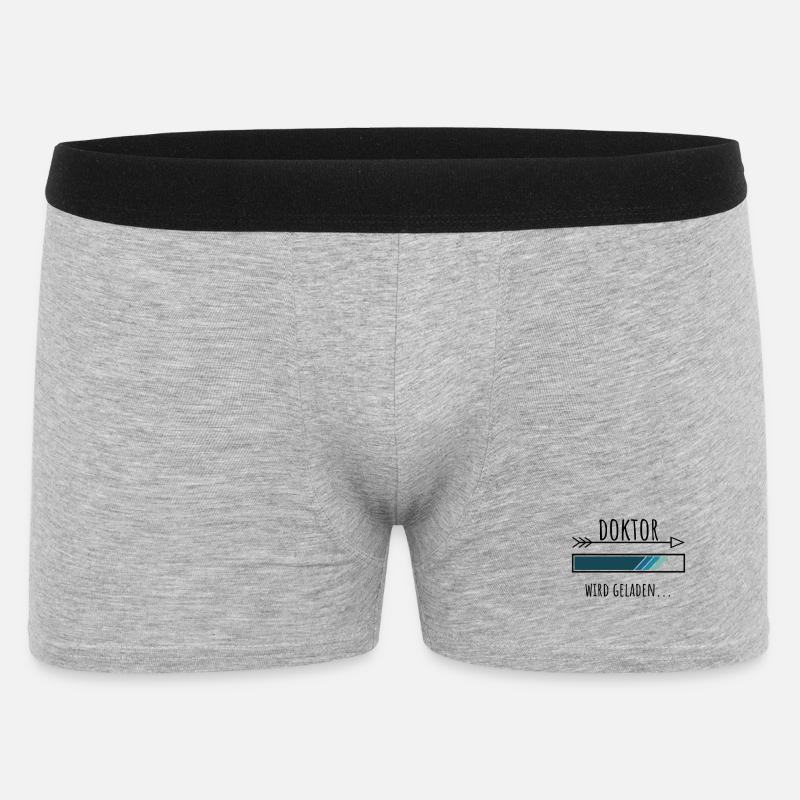 Doktoranten Geschenk Studium - Männer Boxer Shorts - Grau meliert