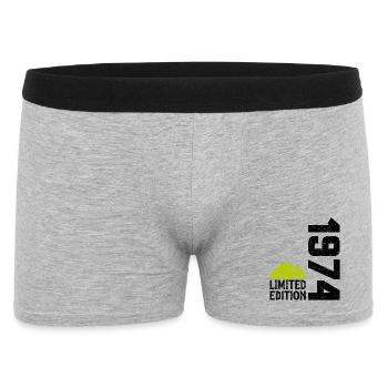 50. Jubiläum 1974 Limited Edition Tennis - Männer Boxer Shorts - Grau meliert - Vorne