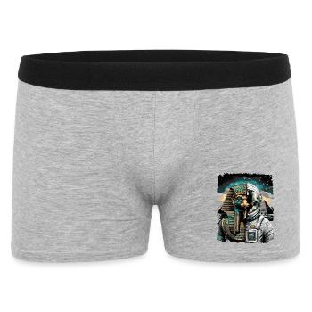 Horus as Futuristic Astronaut Concept - Men's Boxer Shorts - heather grey - Front
