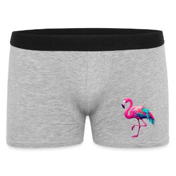 Flamingo - Men's Boxer Shorts - heather grey - Front