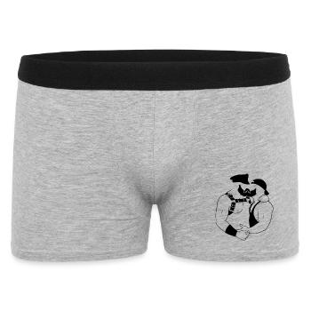 Kissagain - Boxer Homme - gris chiné - Devant