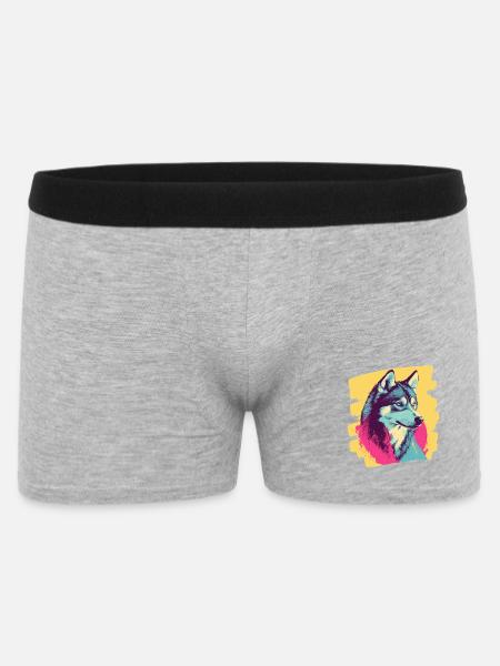 Husky - Men's Boxer Shorts - heather grey