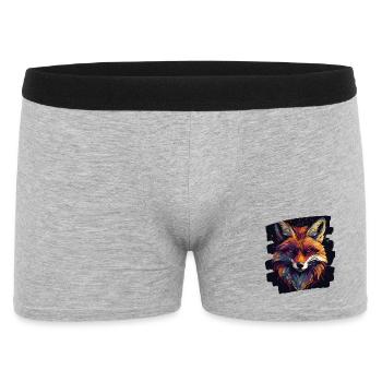 Renard - Boxer Homme - gris chiné - Devant