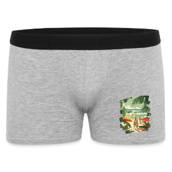 Surfer - Men's Boxer Shorts - heather grey - Front