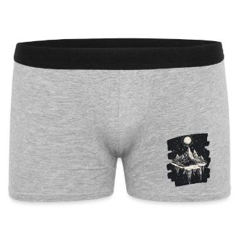 Mountains - Men's Boxer Shorts - heather grey - Front