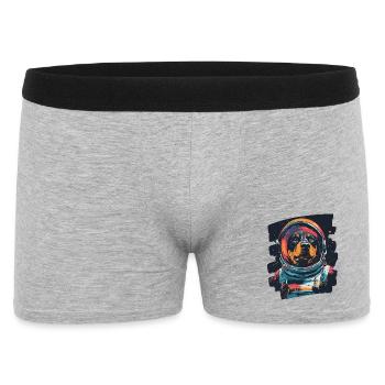 Rottweiler Astronaut - Men's Boxer Shorts - heather grey - Front