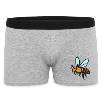 Bee - Men's Boxer Shorts - heather grey - Front