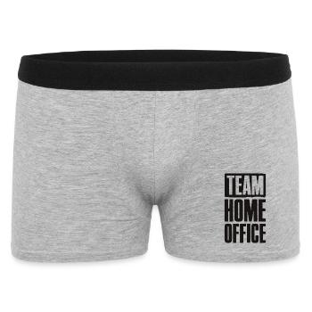 Équipe Home Office Entreprise en ligne Affilié - Boxer Homme - gris chiné - Devant