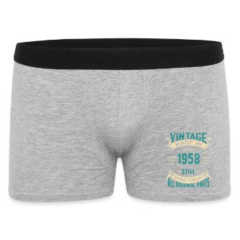 Millésime 1958 Fabriqué en Toujours en pleine forme - Boxer Homme - gris chiné - Devant