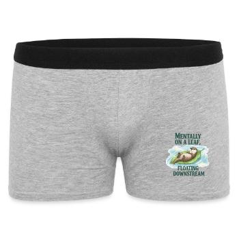 Recovery Chiller Saying Mental Health - Men's Boxer Shorts - heather grey - Front