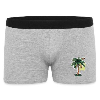 Palmier - Boxer Homme - gris chiné - Devant