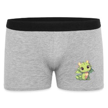 Dragon Dragon - Boxer Homme - gris chiné - Devant