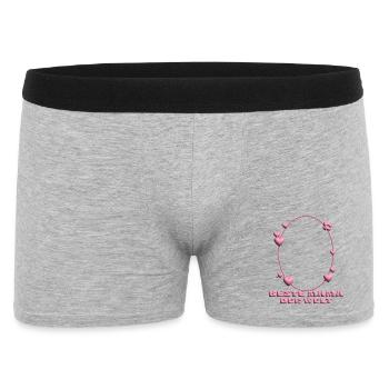 Best Mom in the World – Heart Frame - Men's Boxer Shorts - heather grey - Front
