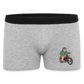 Sloth Motorcycle - Men's Boxer Shorts - heather grey - Front