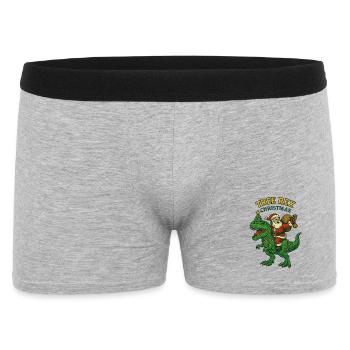 Noël - Tree Rex Christmas - Boxer Homme - gris chiné - Devant