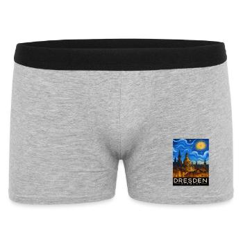 Lumière nocturne de Dresde Horizon - Boxer Homme - gris chiné - Devant