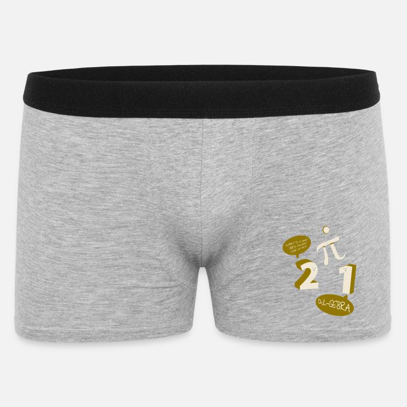 Math Math Math Teacher Mathematician - Men's Boxer Shorts - heather grey