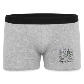 Botanical Tinctures – Lavender & Sage - Men's Boxer Shorts - heather grey - Front
