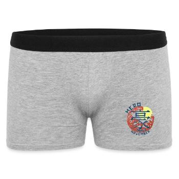 Japan Hero since November 1957 Birthday Gift - Men's Boxer Shorts - heather grey - Front