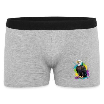 Aigle coloré Color Splash - Boxer Homme - gris chiné - Devant