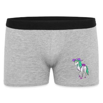 Retour à l’école 2026 Design de style licorne Tee Kids - Boxer Homme - gris chiné - Devant