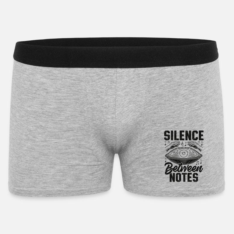 Silence Between Notes - Men's Boxer Shorts - heather grey