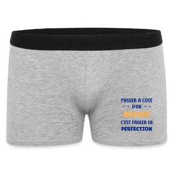 Missing a lawyer: perfection - Men's Boxer Shorts - heather grey - Front