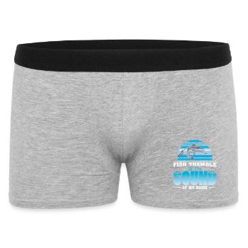 Anglers Fishermen Fishing Sport Fishermen - Men's Boxer Shorts - heather grey - Front