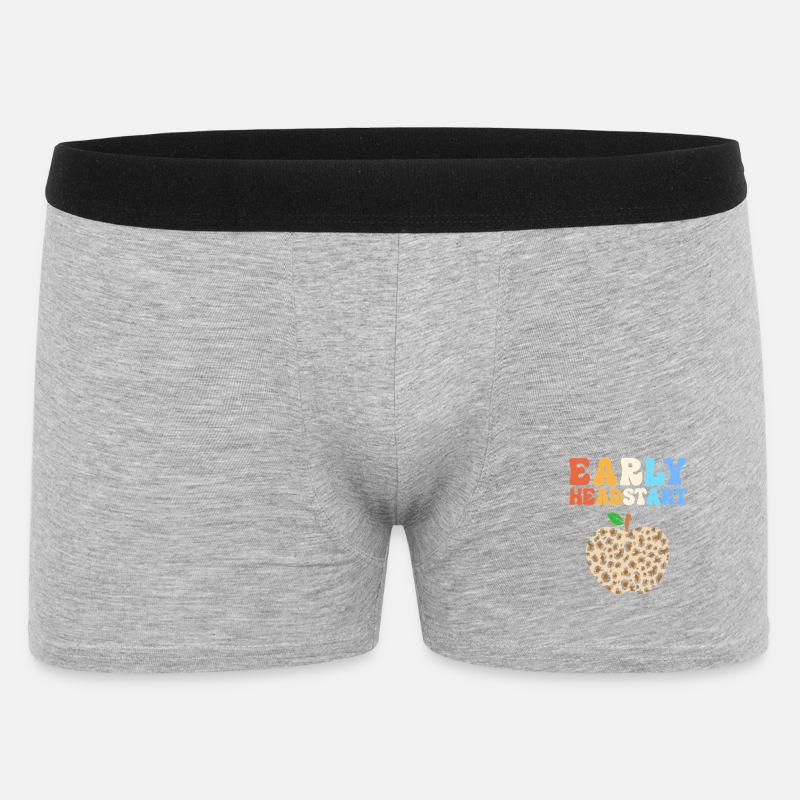 Vorschulkind Lehrer Vorschule - Männer Boxer Shorts - Grau meliert