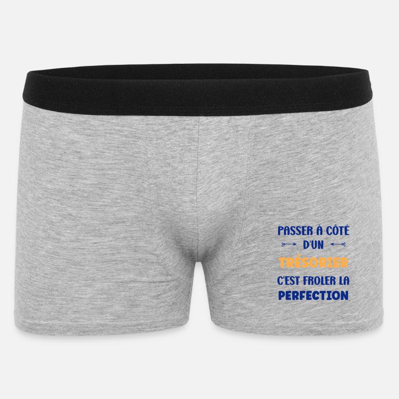Schatzmeister - Männer Boxer Shorts - Grau meliert