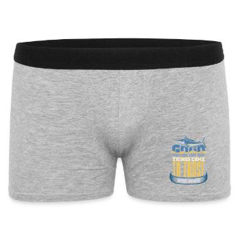 Anglers Fishermen Fishing Sport Fishermen - Men's Boxer Shorts - heather grey - Front