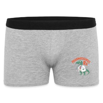 PharmaSaurus RX Doctoral Alligator - Men's Boxer Shorts - heather grey - Front