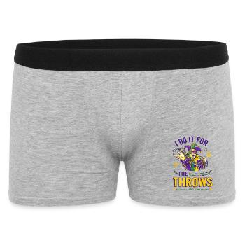 Mardi Gras Jester Beads - Men's Boxer Shorts - heather grey - Front