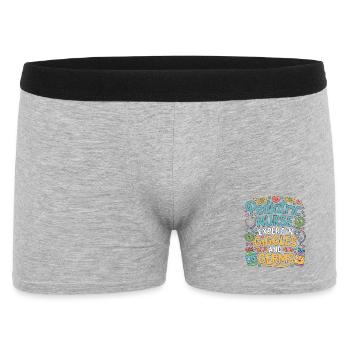 Pediatric Nurse Expert In Giggles And Healthcare - Men's Boxer Shorts - heather grey - Front