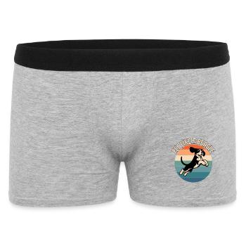 Fly Like A Beagle Retro Vintage - Men's Boxer Shorts - heather grey - Front