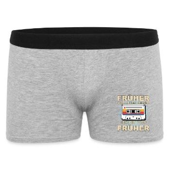 Everything was better in the past - I'm from before - Men's Boxer Shorts - heather grey - Front
