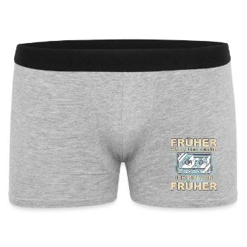 Everything was better in the past - I'm from before - Men's Boxer Shorts - heather grey - Front