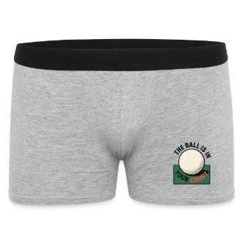 This ball is in your court - Ping Pong - Boxer Homme - gris chiné - Devant