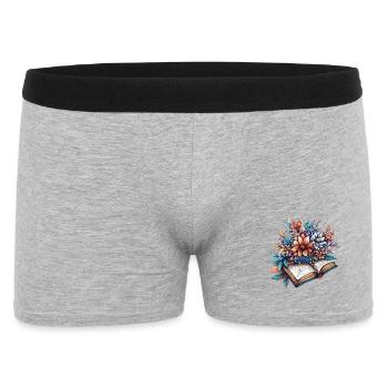 Récolte de fleurs tirée du livre - Boxer Homme - gris chiné - Devant